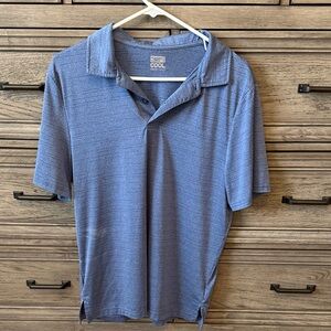 Source Unknown Cool Blue Polo Shirt